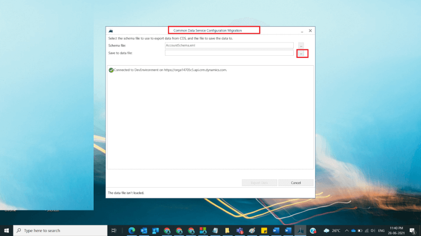 Prepare Dynamics D365 CRM Data File using Data Migration Utility